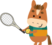 年賀状イラスト テニス