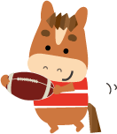 年賀状イラスト ラグビー