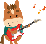 年賀状イラスト エレキギター