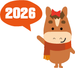年賀状イラスト２０２６