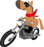 年賀状2026年イラストちょい悪馬くん247