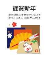 年賀状２０２６年テンプレート 午年絵馬